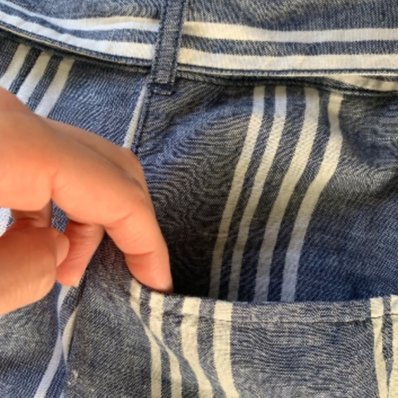 NWT Size 8 Anthropologie Striped Wide Leg Pants - Picture 11 of 13